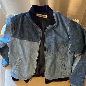 Stoned Immaculate Blue Denim Bomber Jacket
